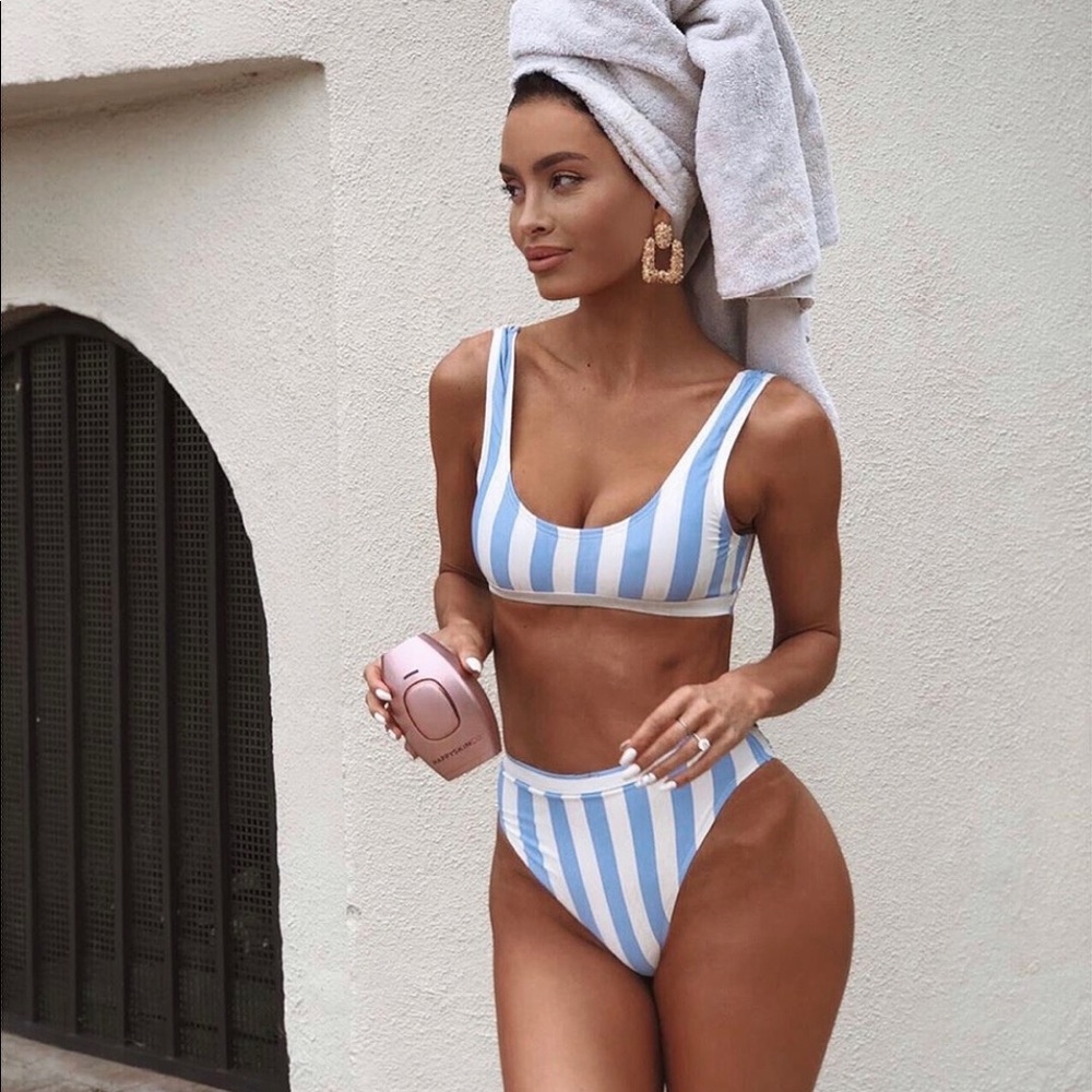 Madrid Striped Bikini set